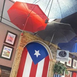 Decoración adentro de el Restaurante.