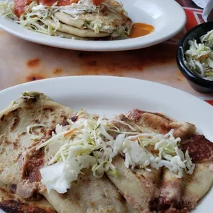 Pupusas well done  ( bien doradas )