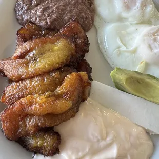 Typical breakfast Plato Tipico Hondureno
