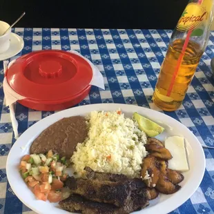 Dinner plate.... they serve you a cup of really good soup first .....to get you going :)