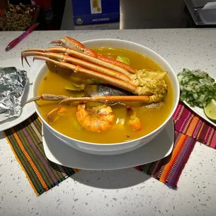 Seafood Soup / Sopa de Mariscos
