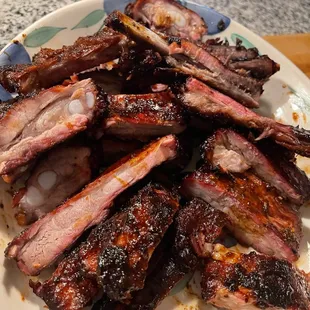 bbq ribs, ribs, food