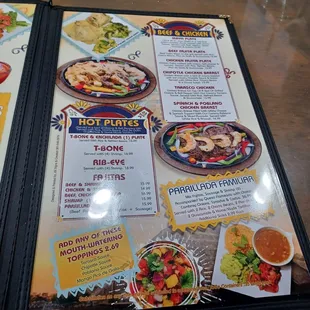 More menu