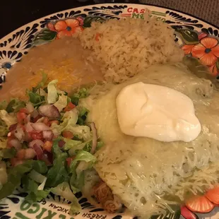 Chicken enchiladas