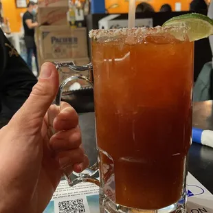 The biggest mechilada I've ever had, with really good flavor