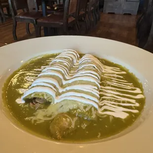 Green enchiladas