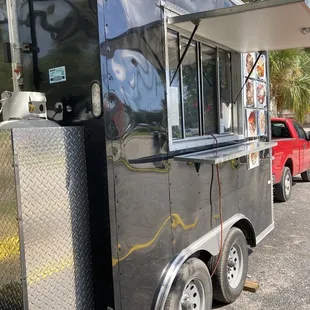 Food trailer corner of MLK and 9th Ave.
