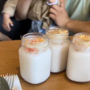 House Horchata with Fresh Melon and Walnuts