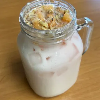 House Horchata with Fresh Melon and Walnuts