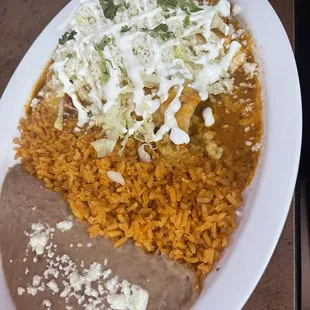 Chicken Enchilada Combo