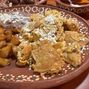Migas Diablas, sauce on the side