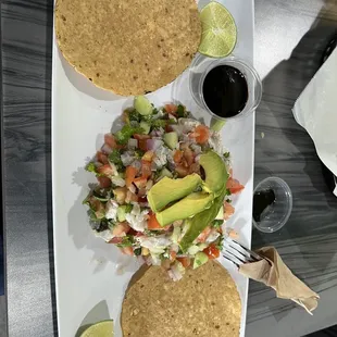 Tostada de Ceviche