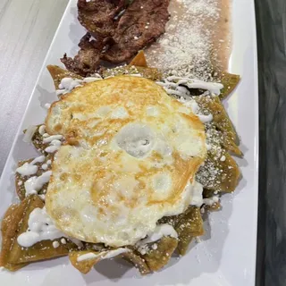chilaquiles con carne