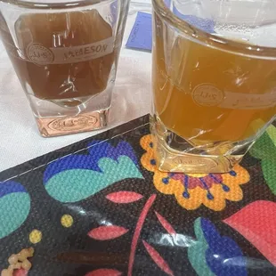 Mezcal with tamarind and tepache, absolutely delicious
