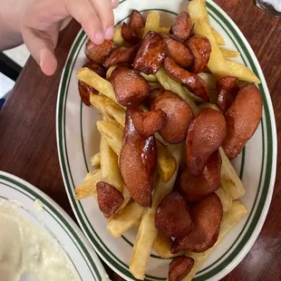 Salchipapas from kids menu