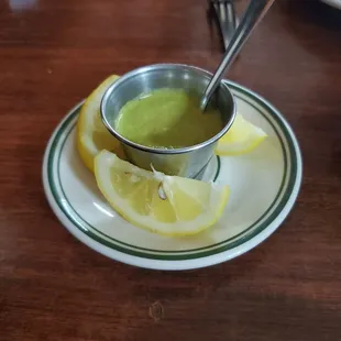 That wonderful green hot sauce