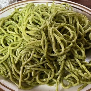 Tallarines verdes solo