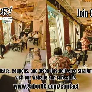 Join CLUB SABOR for exclusive deals, coupons, and discounts.