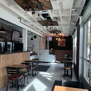 the interior of a restaurant