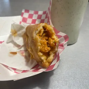 Marisco empanada ! Delicious, crispy , fresh , one of the best I had