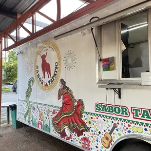 the side of a food truck