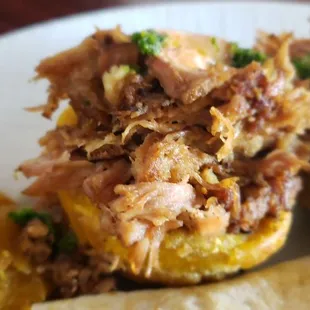 Pork tostone ralleno