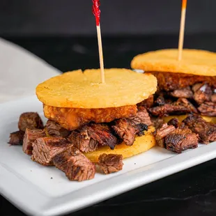 two sandwiches on a plate