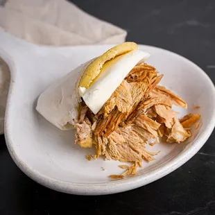 a pulled pork sandwich
