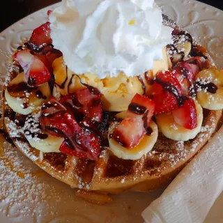 Strawberry Banana Waffle