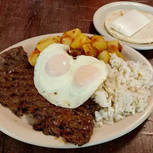 steak, food