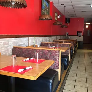 the interior of a restaurant