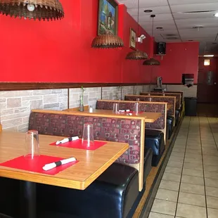 the interior of a restaurant