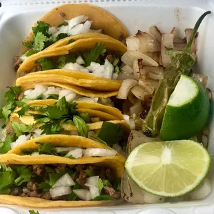 Carne asada mini-tacos. So good.
