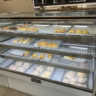 a display of pastries