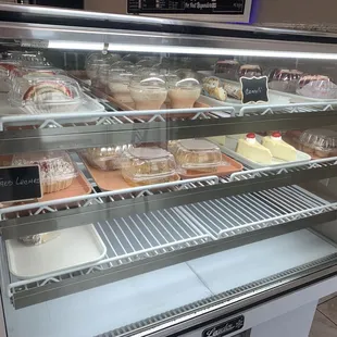 a refrigerated display case