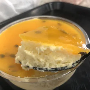 Passion fruit mousse