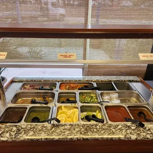 interior, salads