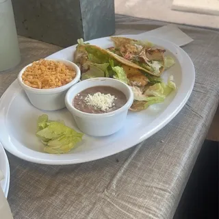 Grilled Chicken Taco Plate