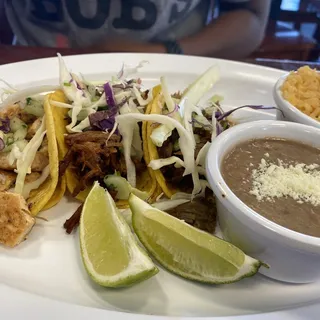 Mini Street Tacos Plate