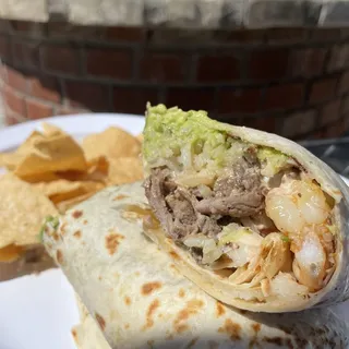Surf n Turf Burrito