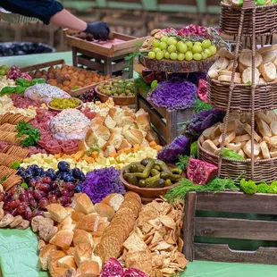 Grazing Table for a very special event, all of our savory pastries are hand made in the Sabores Kitchen.