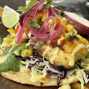 a fish taco