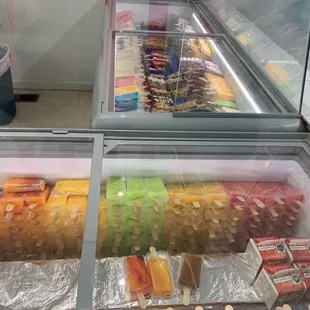 a variety of different flavors