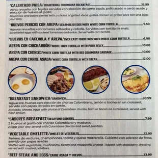 Oct 24 breakfast menu