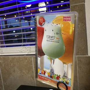 Drink menu for those interested they offer a full bar menu.