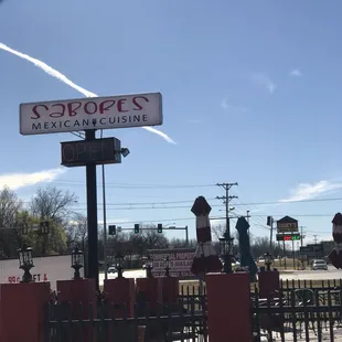 a sign for a mexican restaurant
