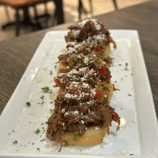 Arepitas (with shredded beef)