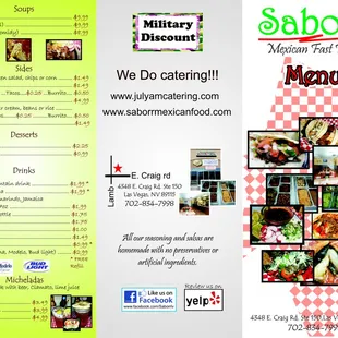 New Menu