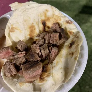 Awesome carne asada tacos