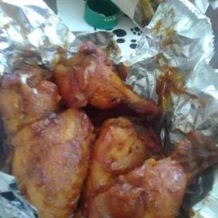 Honey BBQ wings